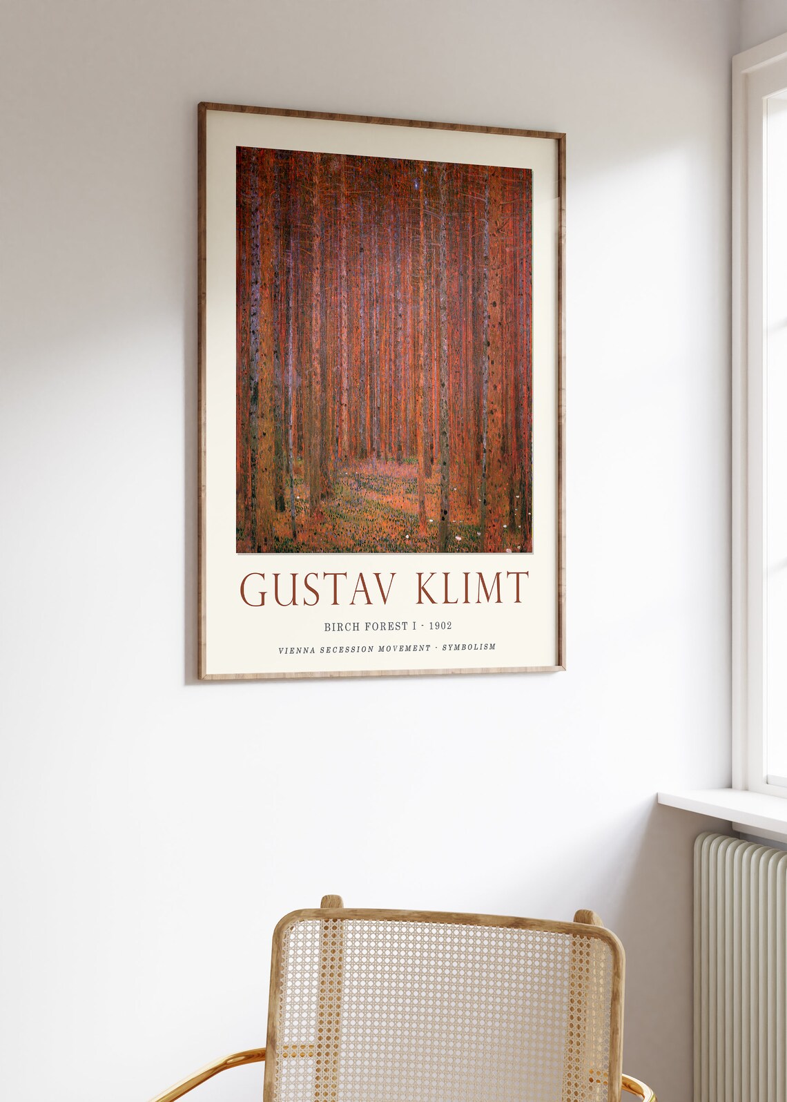 Gustav Klimt Birch Forest I 1902 Symbolist Vienna Art Poster - Image 2