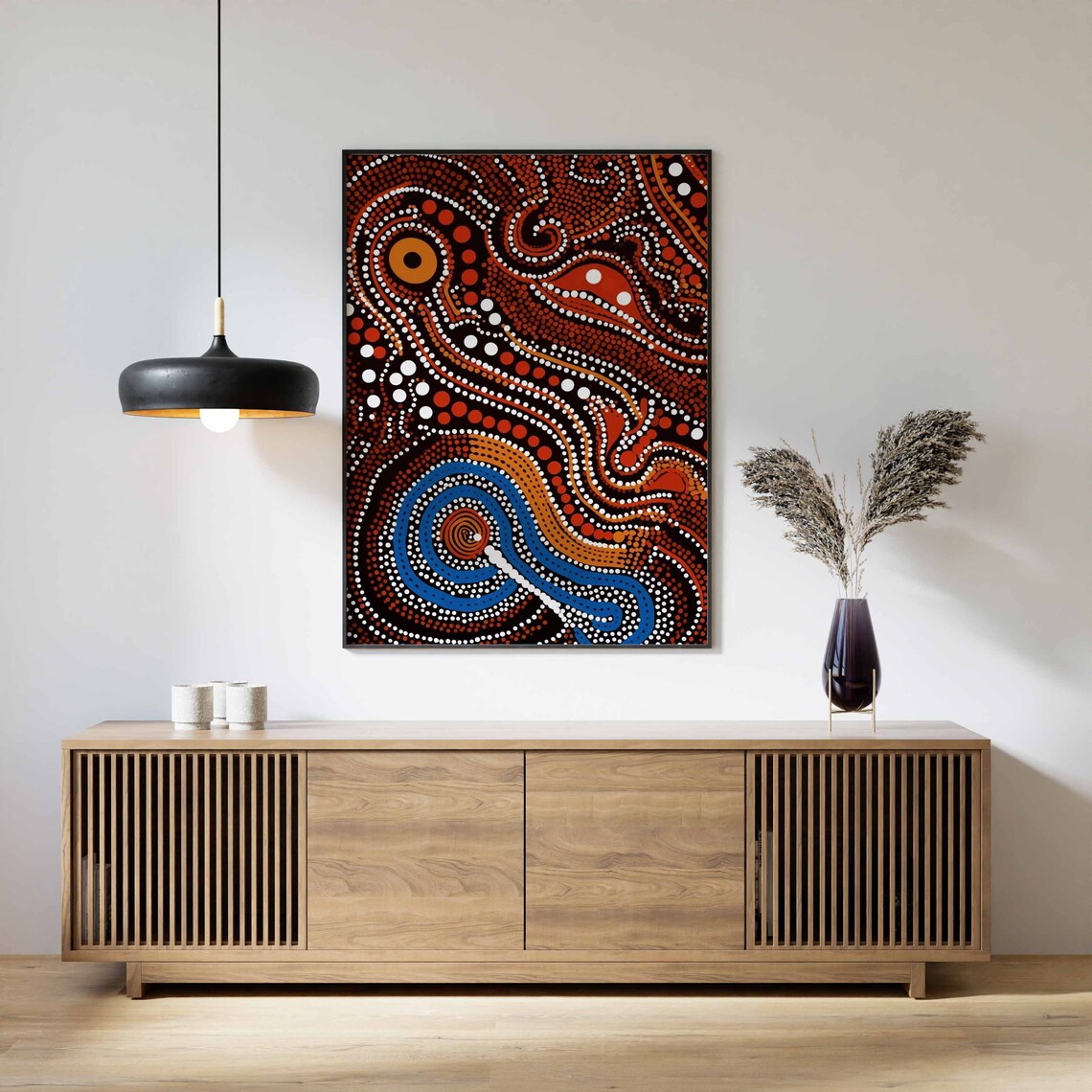 Aboriginal Cultural Wall Art, Australian Art Print - Image 2