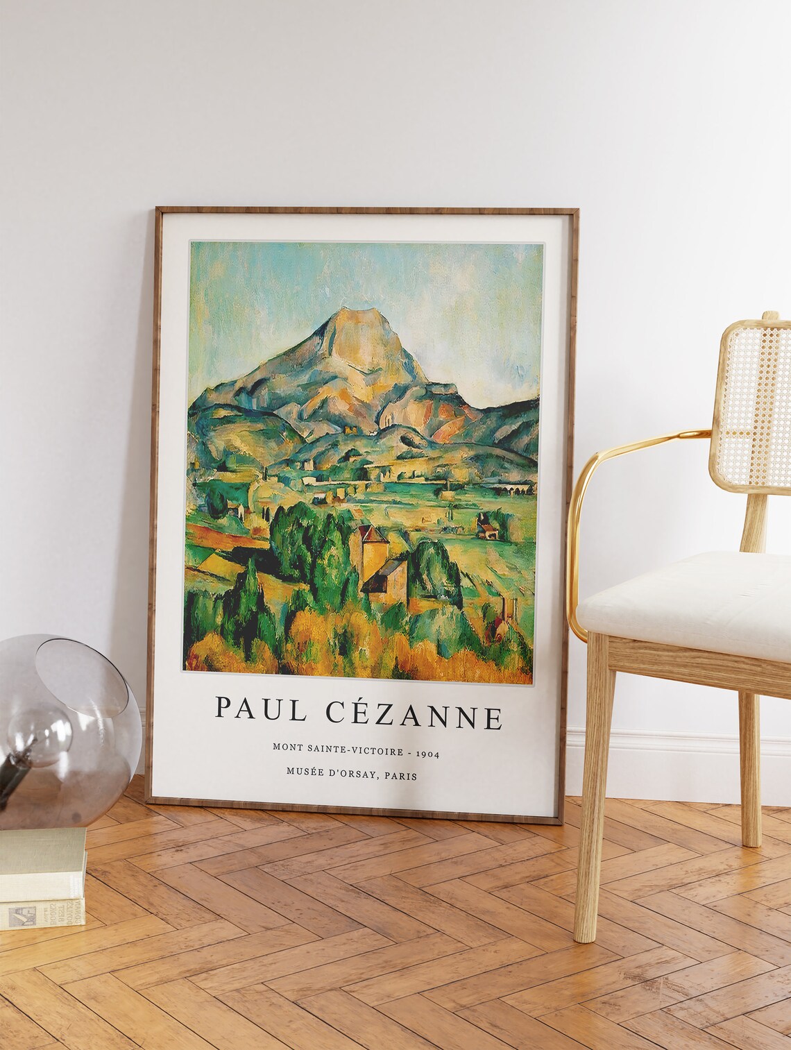 Paul Cezzane Mont Sainte Victoire Exhibition Art Print - Image 3