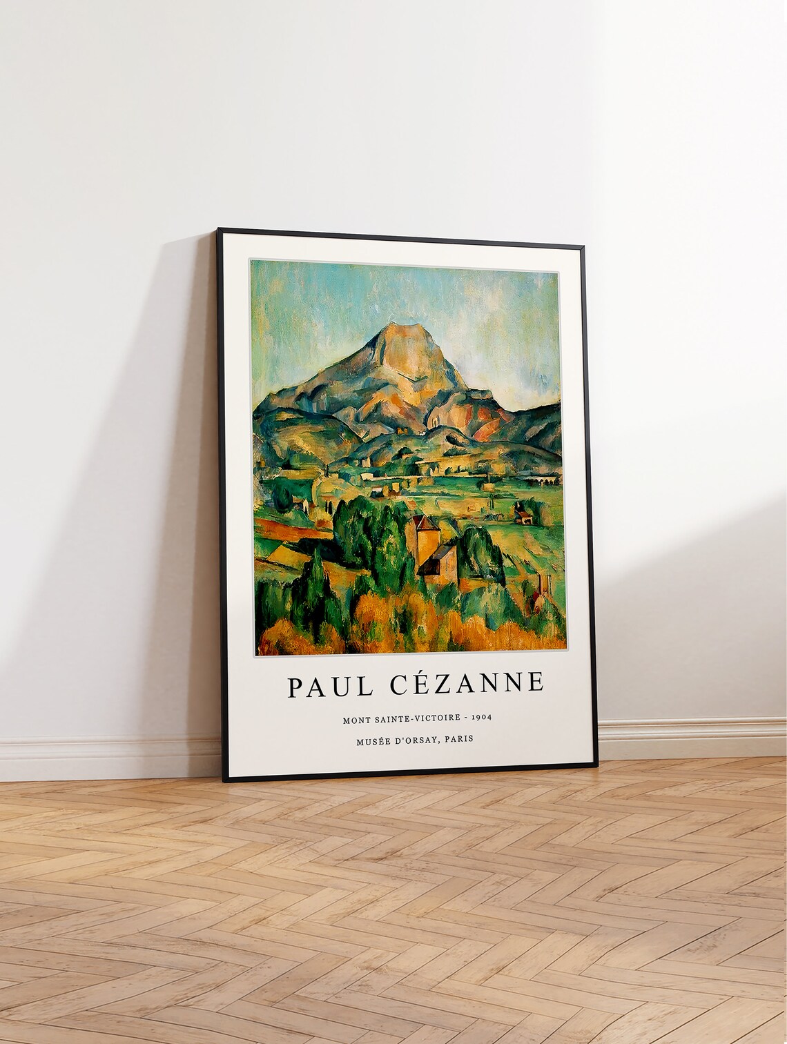 Paul Cezzane Mont Sainte Victoire Exhibition Art Print - Image 2