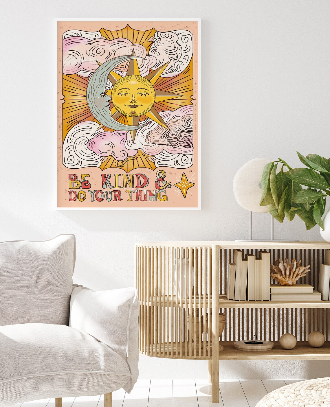 Psychedelic 70s Astrology Art Print, Pop Art Decor - Image 2