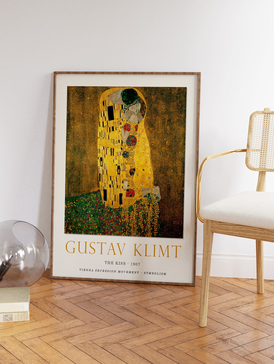 Gustav Klimt The Kiss 1907 Art Nouveau Vintage Art Sunny Poster - Image 3