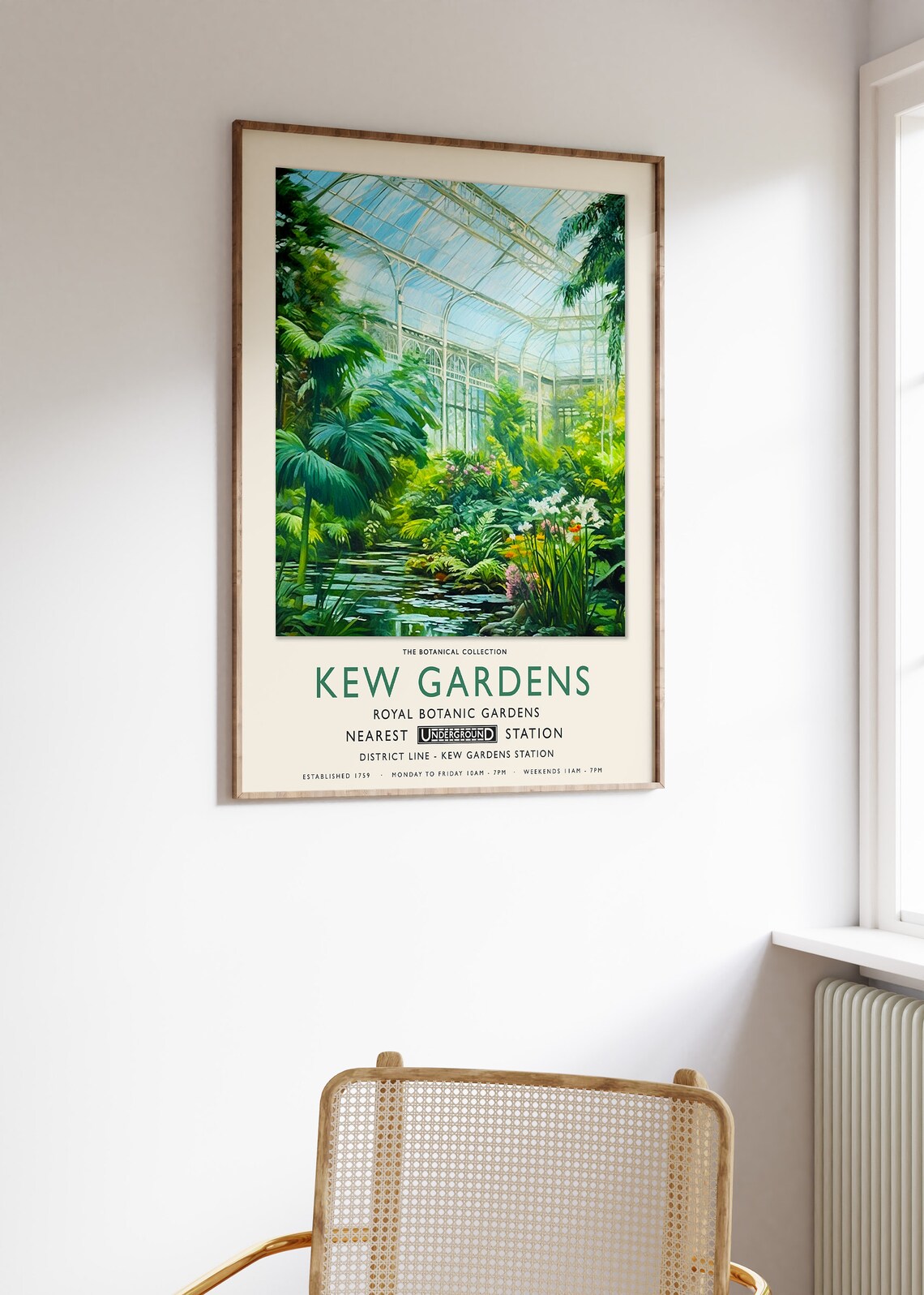 Kew Gardens London, Vintage Botanical Art Print - Image 3