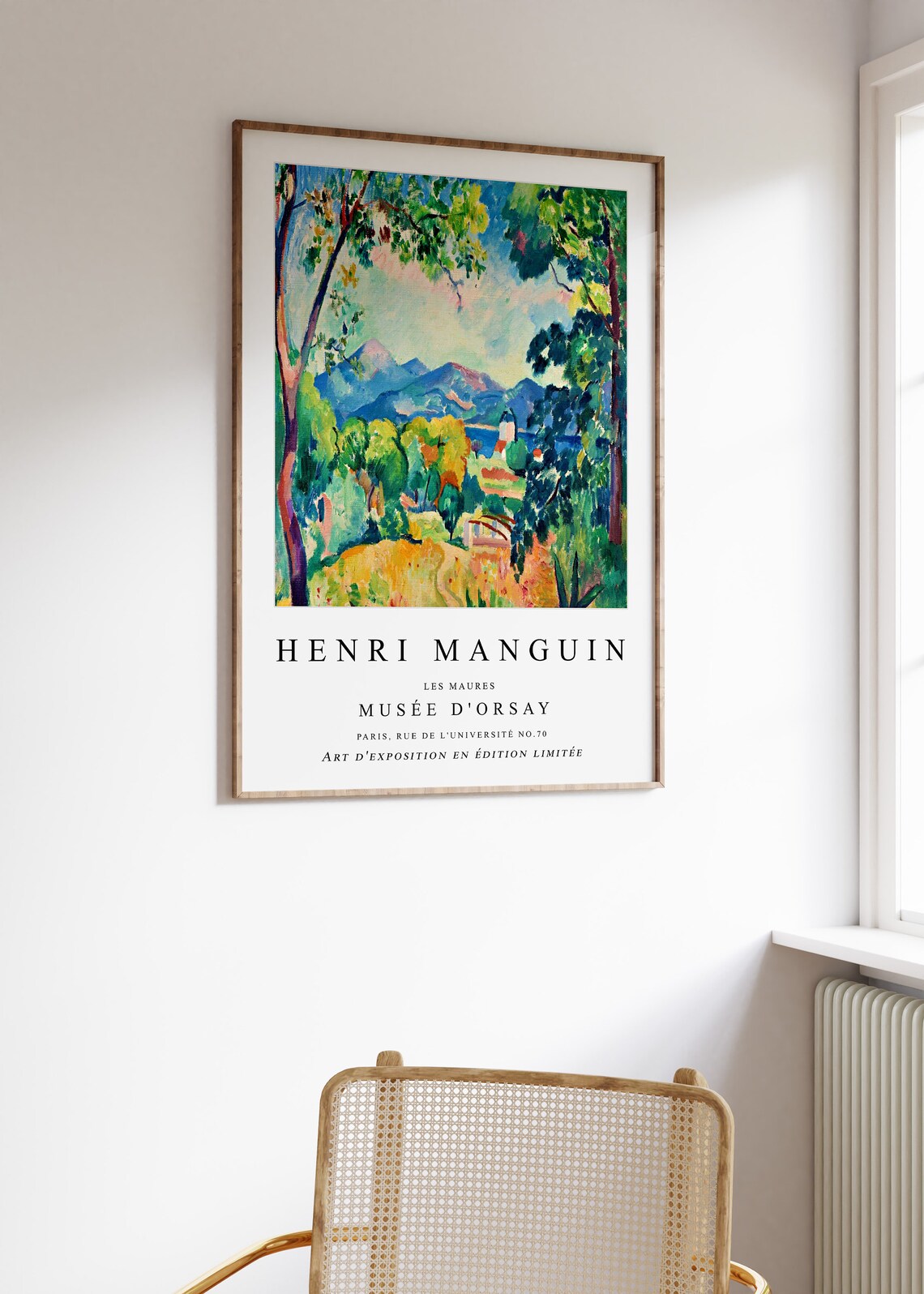 Henri Manguin Les Maures Garden Exhibition Poster - Image 2