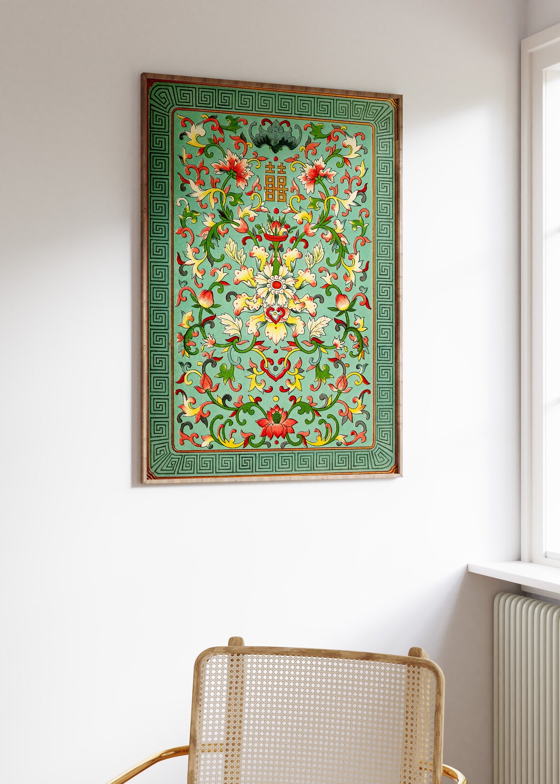 Chinese Vintage Art Print, Traditional Oriental Style - Image 2