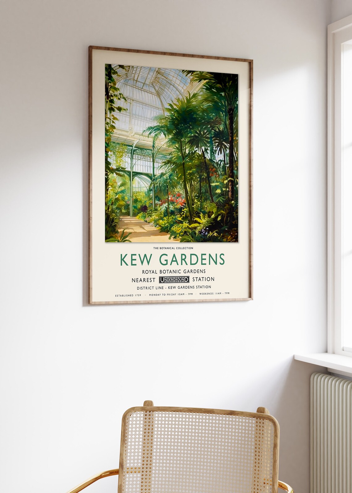 Kew Gardens Vintage Botanical Wall Art Print - Image 3