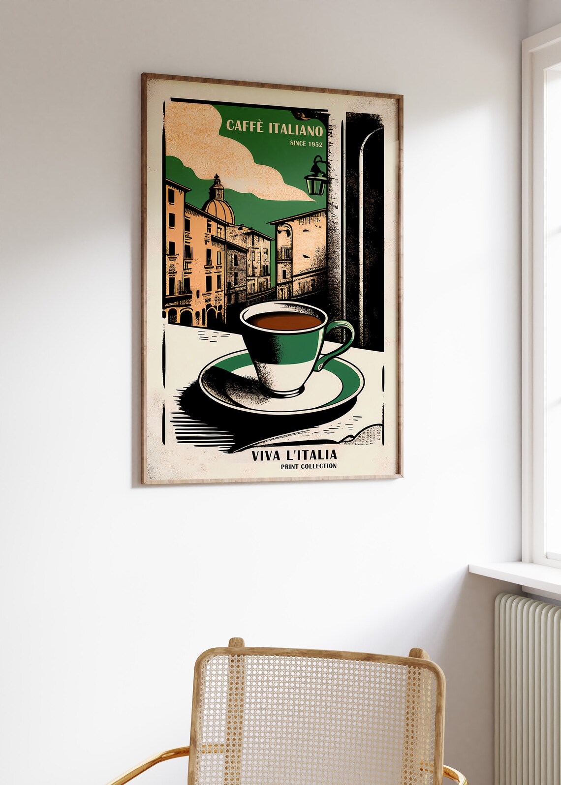 Italian Coffee Vintage Travel Poster, Kitchen Decor - Image 3
