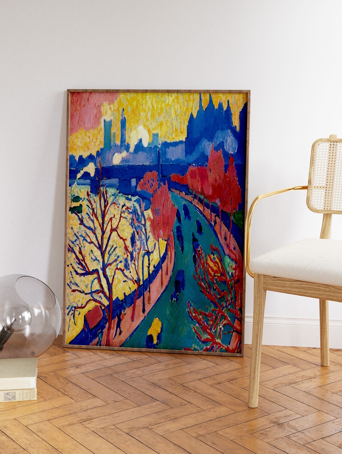 Andre Derain Charing Cross Bridge Fauvist London Riverside Art Print - Image 2