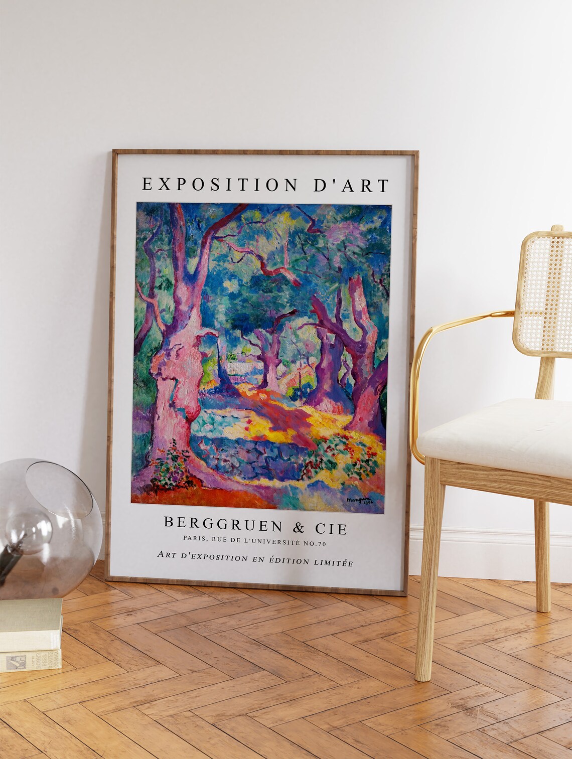 Henri Manguin Olive Trees in Cavalier Exhibition Poster - Image 3