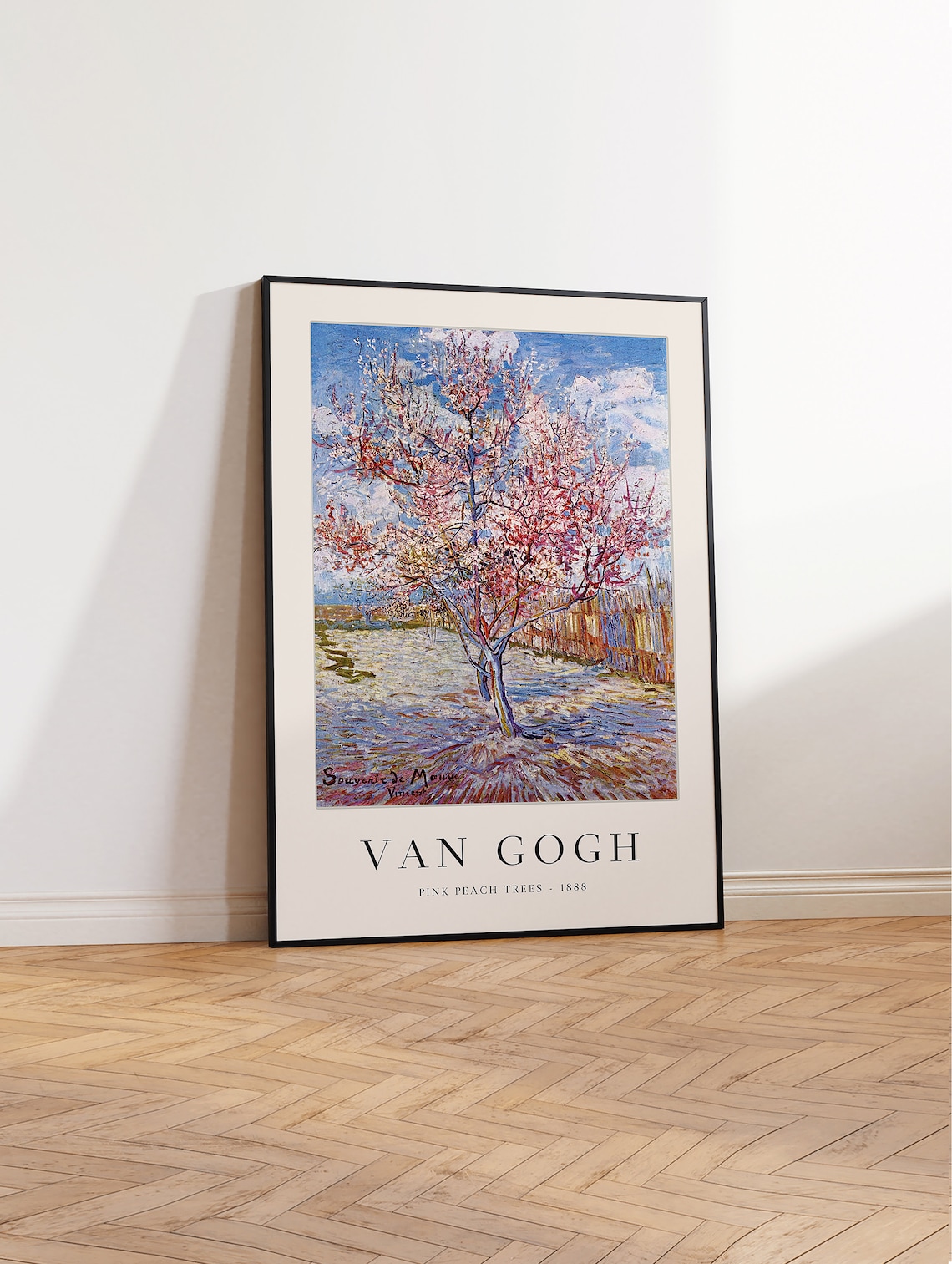 Van Gogh Peach Trees Art Print, Nature Decor - Image 2