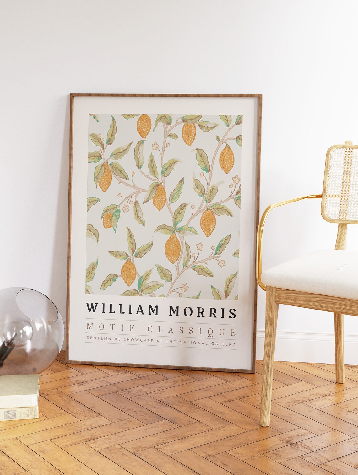 William Morris Lemon Tree Motif Classique Botanical Exhibition Poster - Image 2