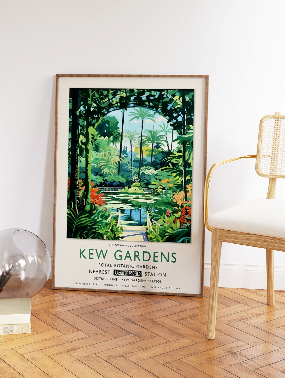 Kew Gardens Botanical Print, Vintage London Art - Image 2