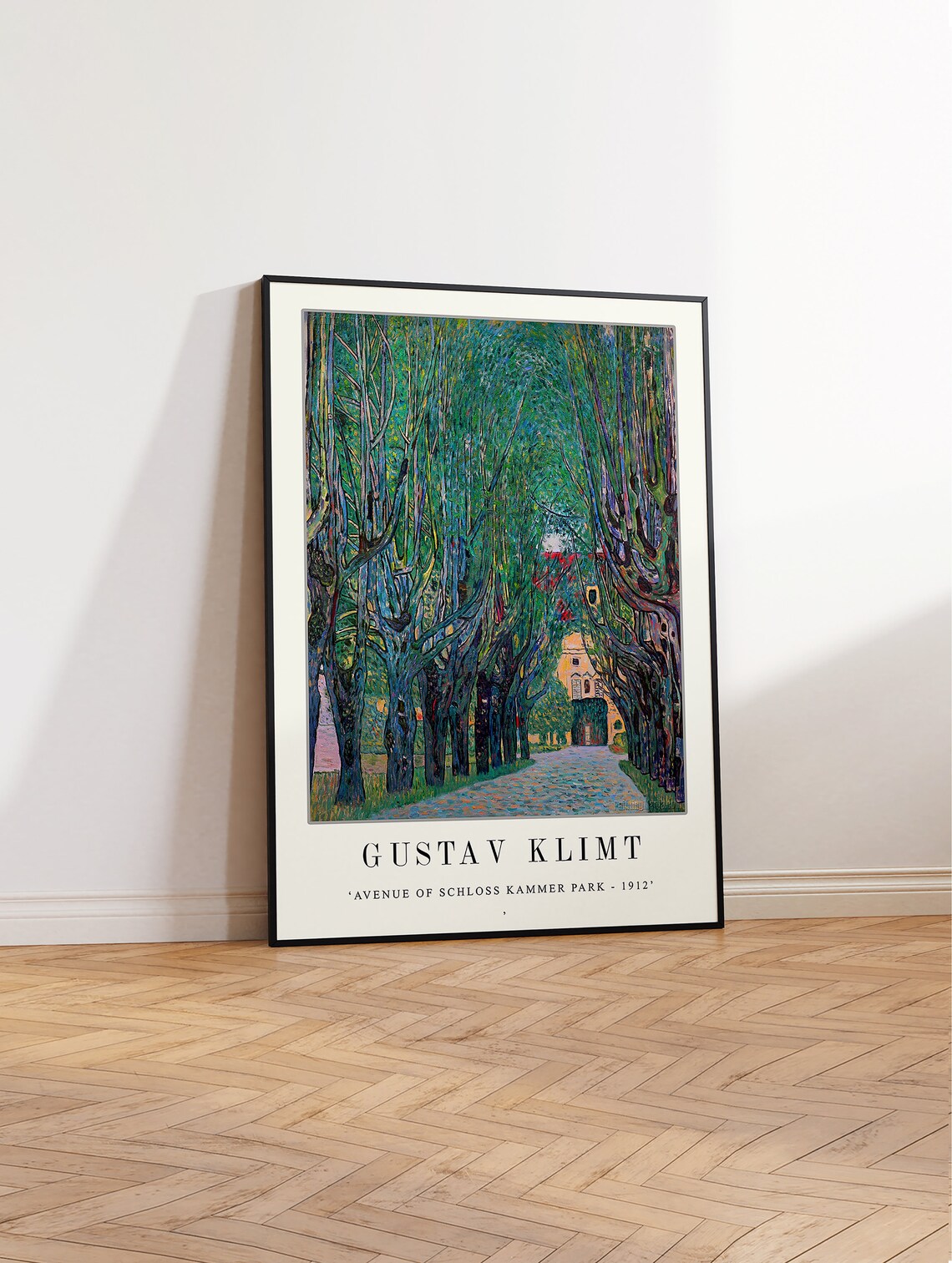 Gustav Klimt Avenue of Schloss Kammer 1912 Tree Avenue Poster - Image 2