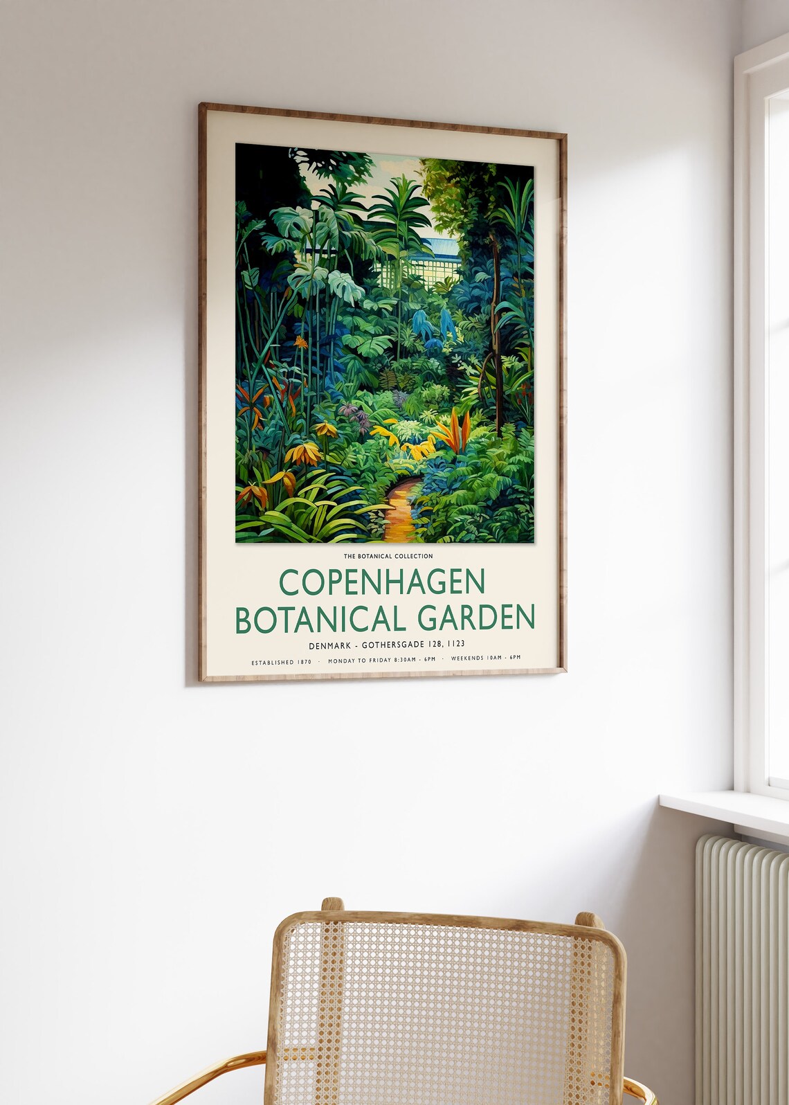 William Morris Copenhagen Botanical Gardens Poster - Image 3
