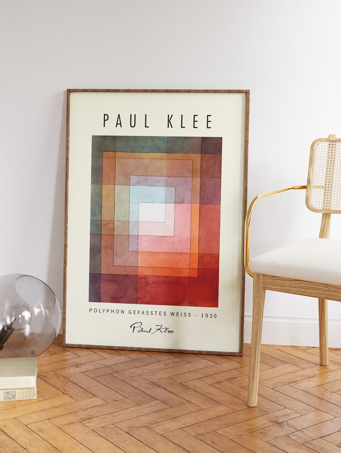 Paul Klee Polyphon Gefasstes Weiss 1930 Geometric Abstract Poster - Image 2