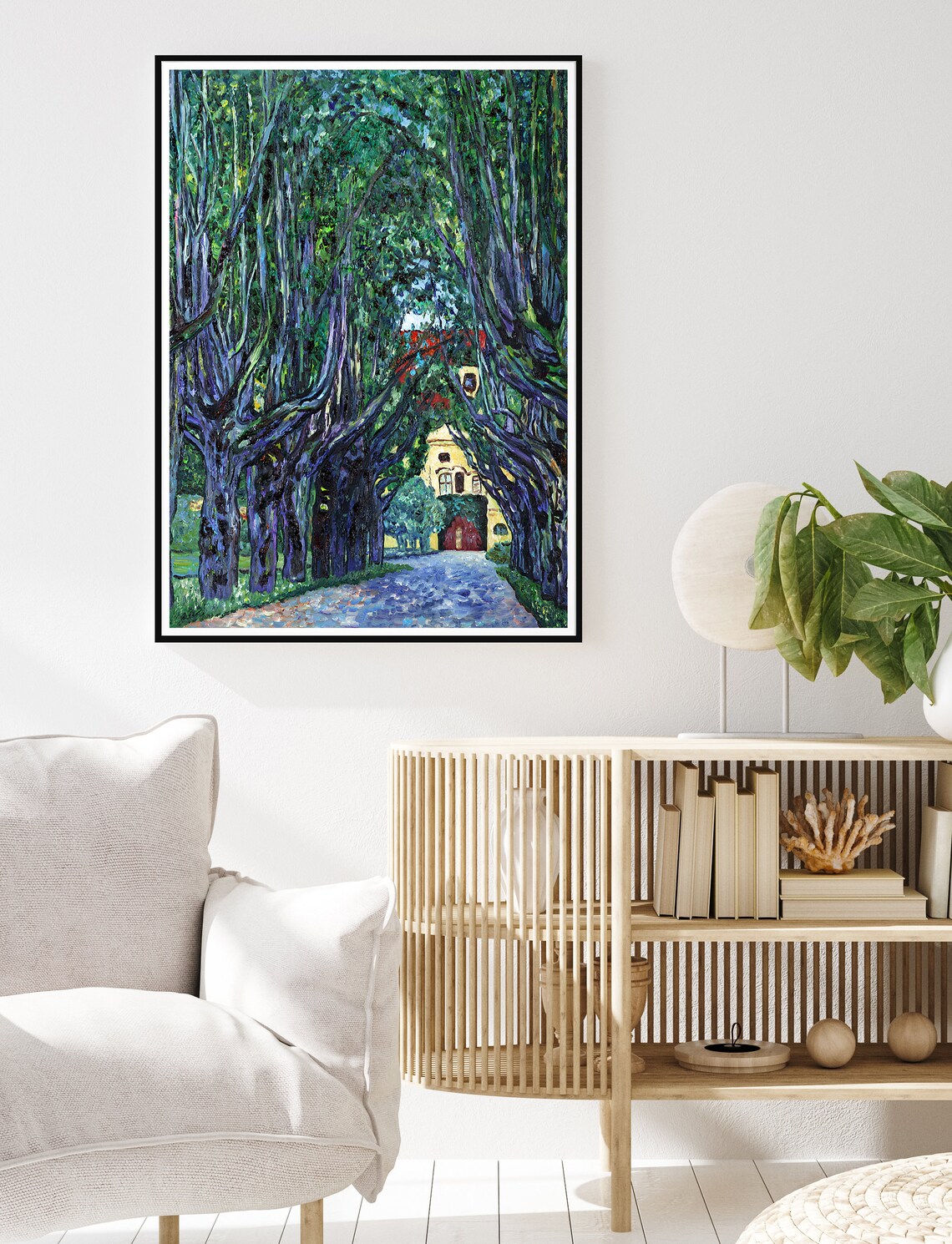 Gustav Klimt Avenue of Schloss Kammer Park Art Print - Image 2