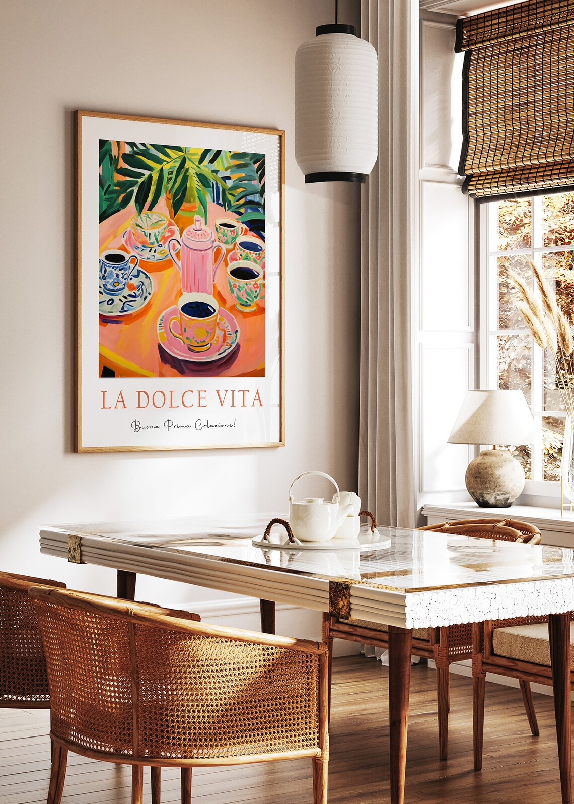 Vintage Coffee And Tea Kitchen Art Print - Image 2