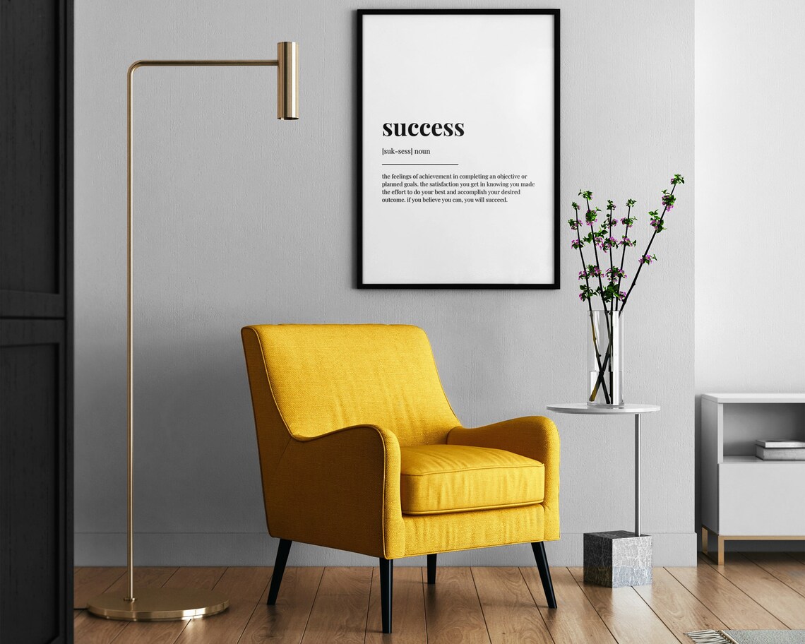 Success Definition Quote, Wall Art Print - Image 2