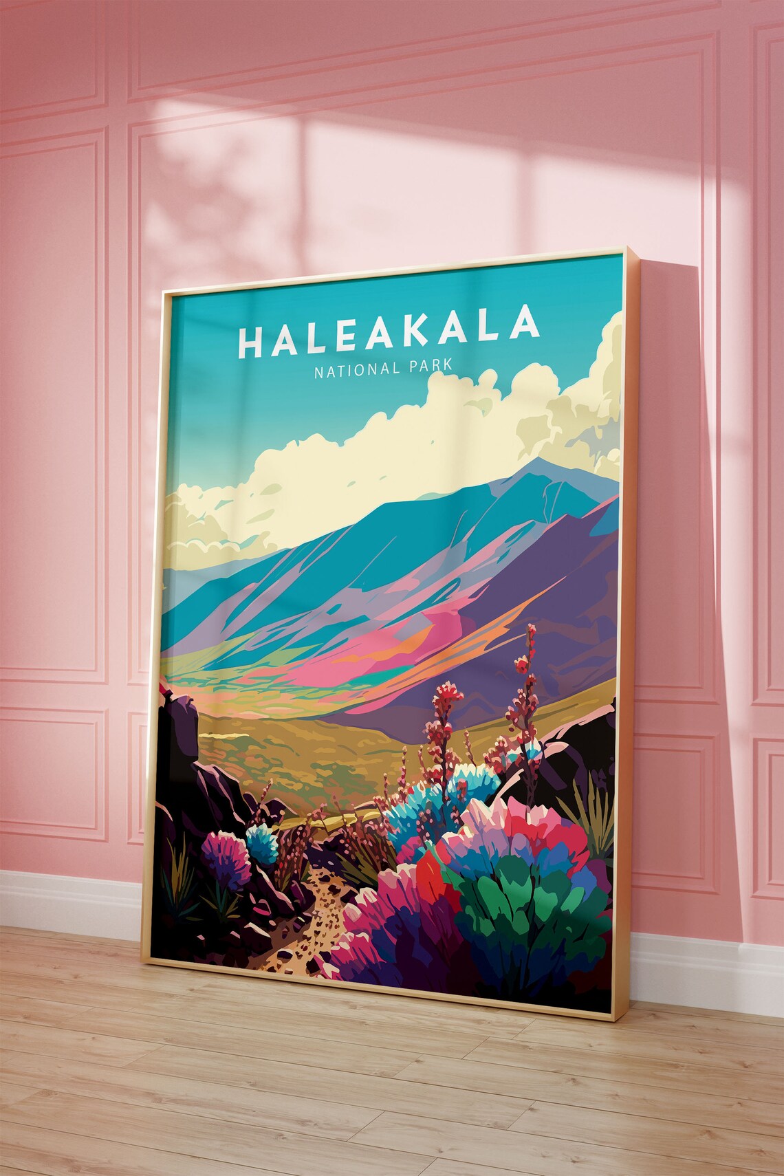 Haleakala National Park Minimalist Travel Poster - Image 2