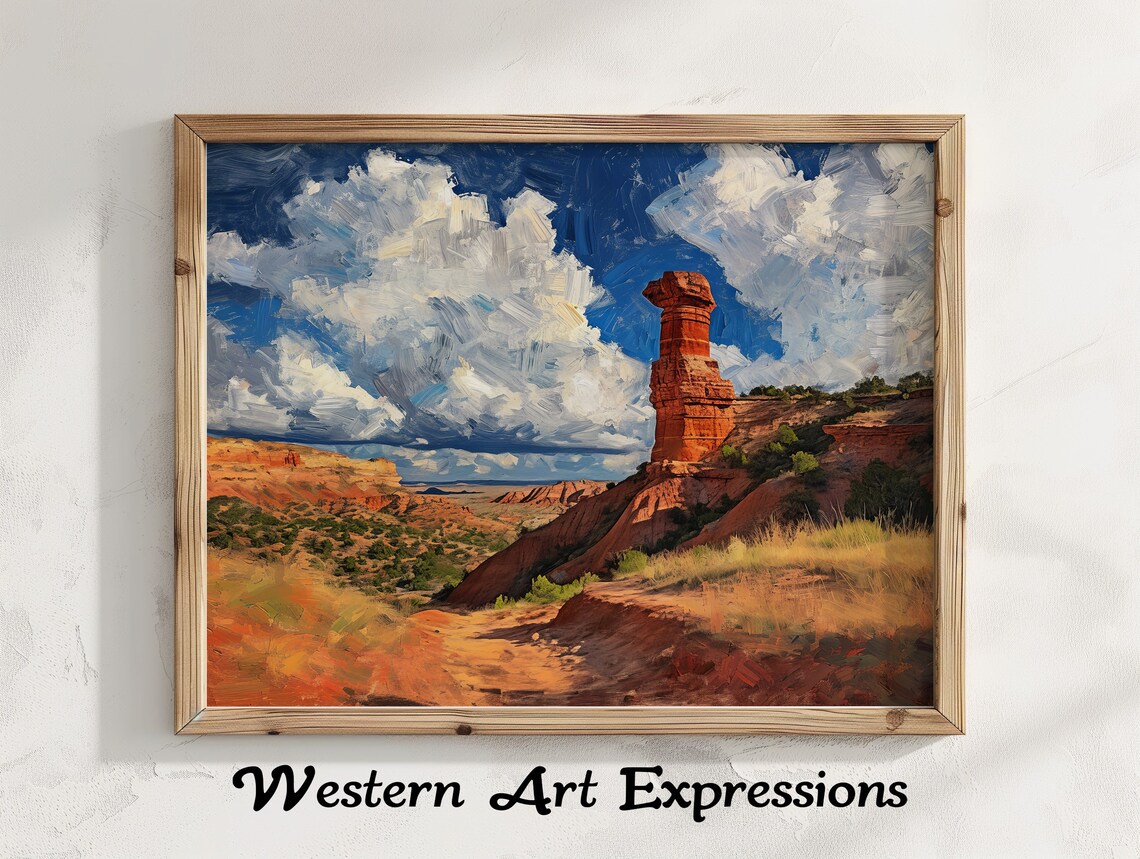 Lighthouse Rock Palo Duro Canyon Art Print