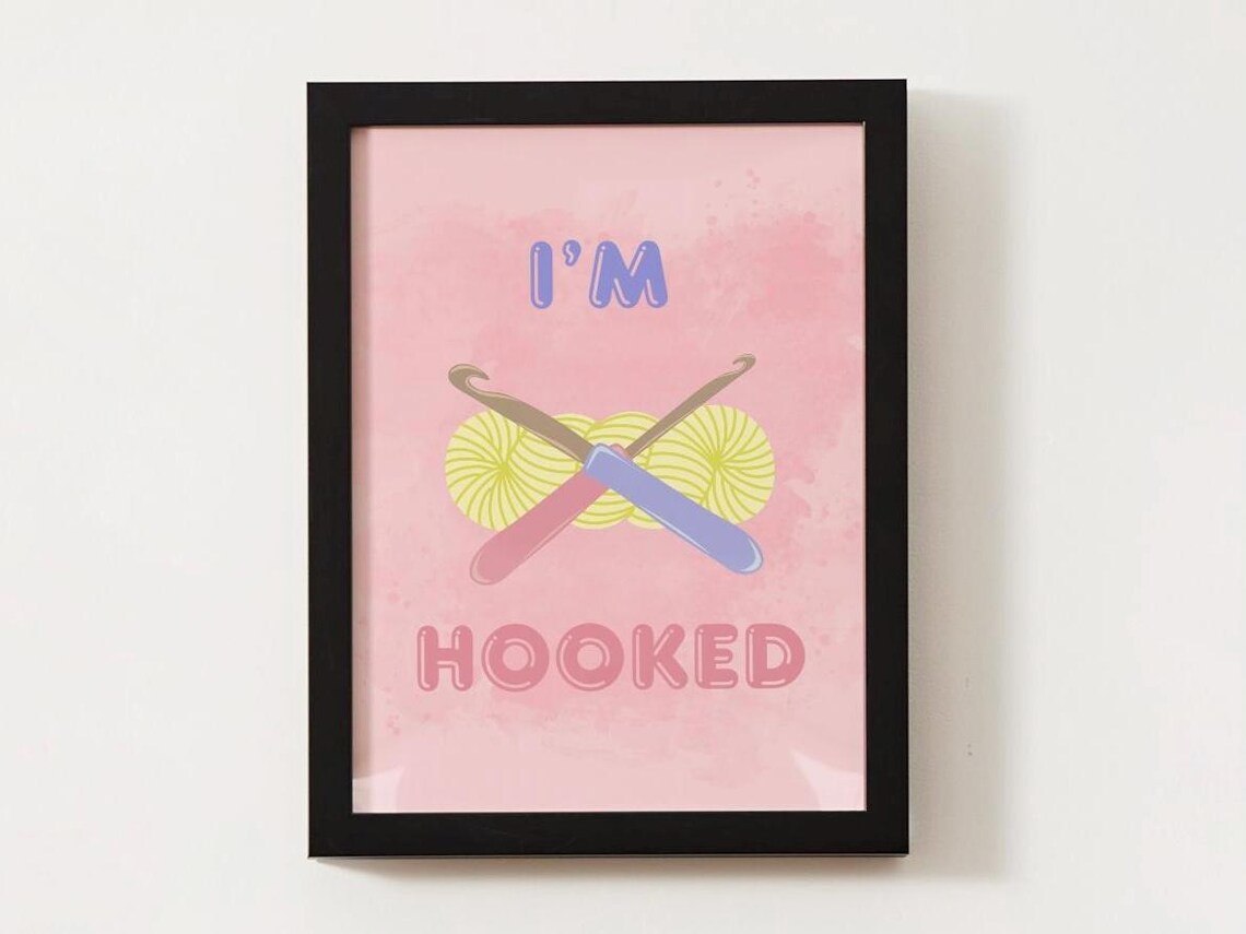 Crochet Hooks, Crochet Related Card, Gift - Image 3