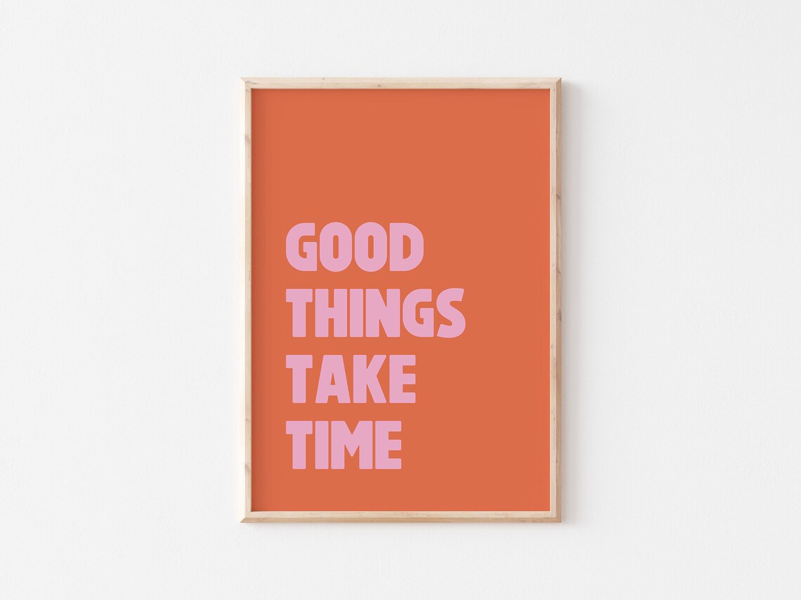 One Affirmation Poster, Retro Indie Wall Art Print - Image 2