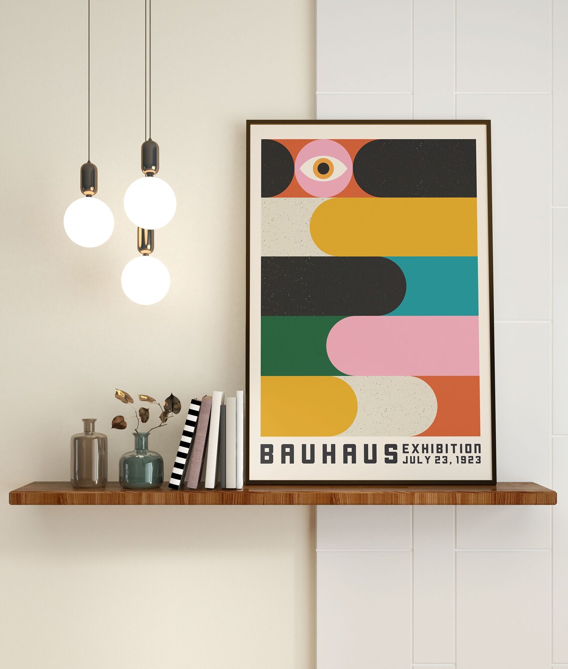 Bauhaus Exhibition Poster, Geometric Modern Art Print - Image 3