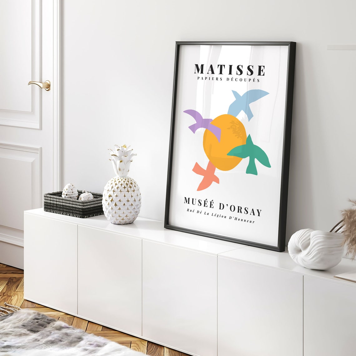 Matisse Pastel Birds Orange Sun Musee Orsay Exhibition Poster - Image 4