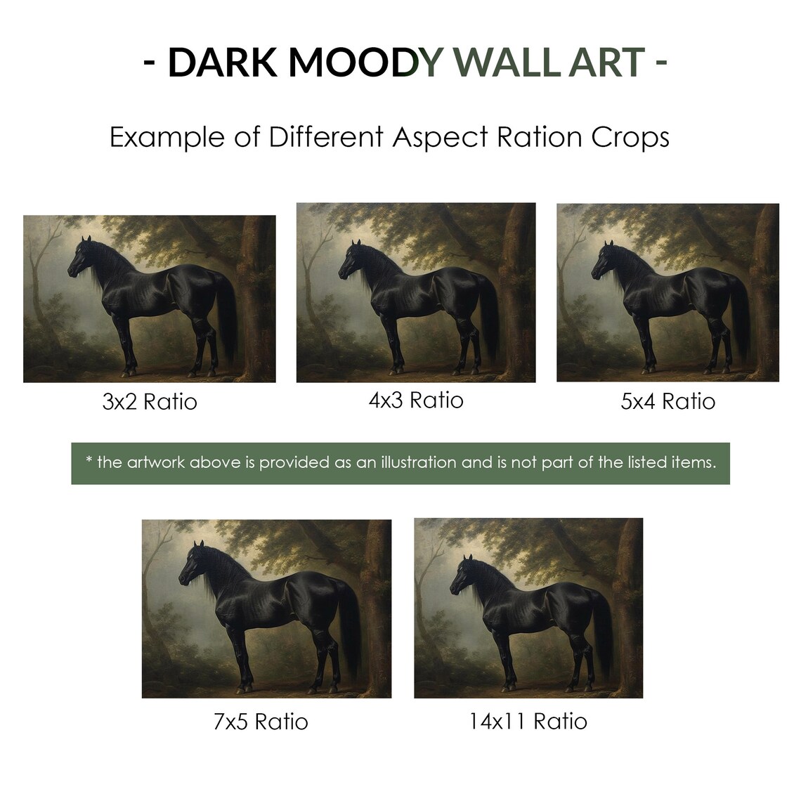 Irish Pub Dark Moody Abstract Wall Art Print - Image 3