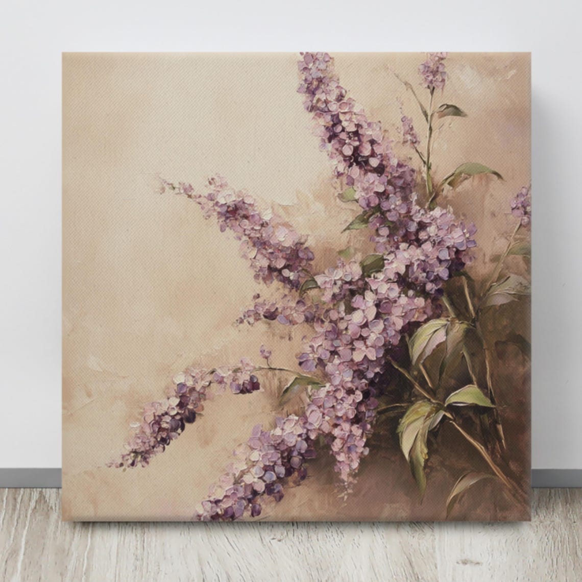 Lavender Lilac Clusters Vintage Botanical Floral Art Wall Poster - Image 4
