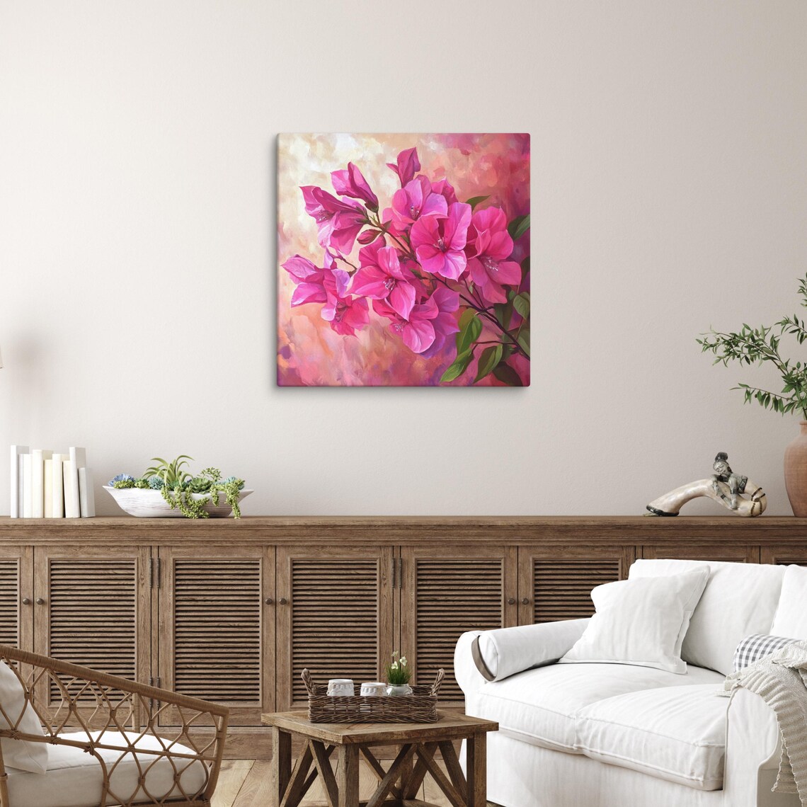 Magenta Bougainvillea Blossoms Vibrant Tropical Floral Poster - Image 5