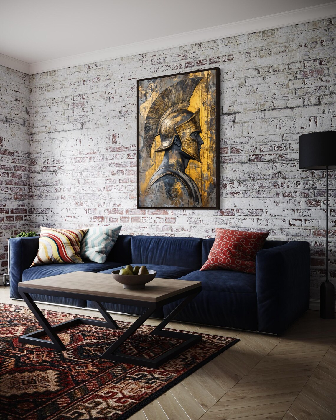 Greek Warrior Bold Greek Mythology Art Print - Image 3