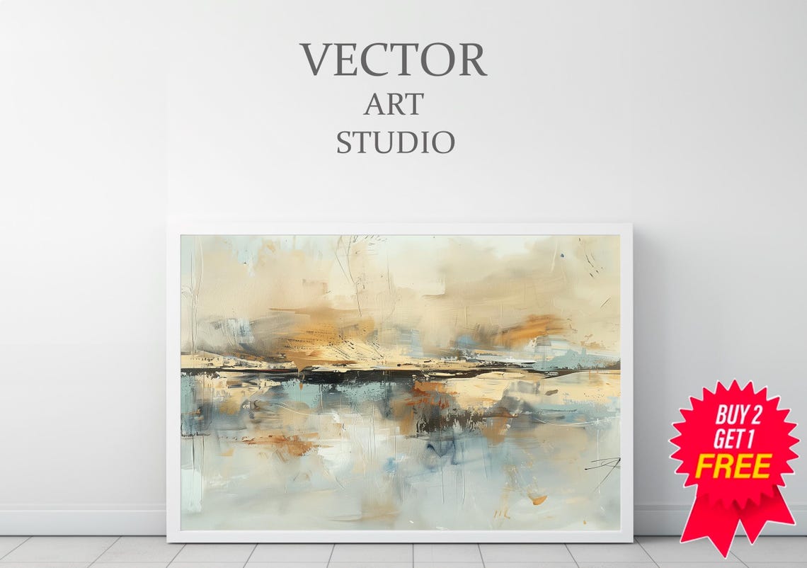 Large Abstract Painting Large Modern Wall Art Abstract Collage Neutral Wall Art Abstract Art - Image 3