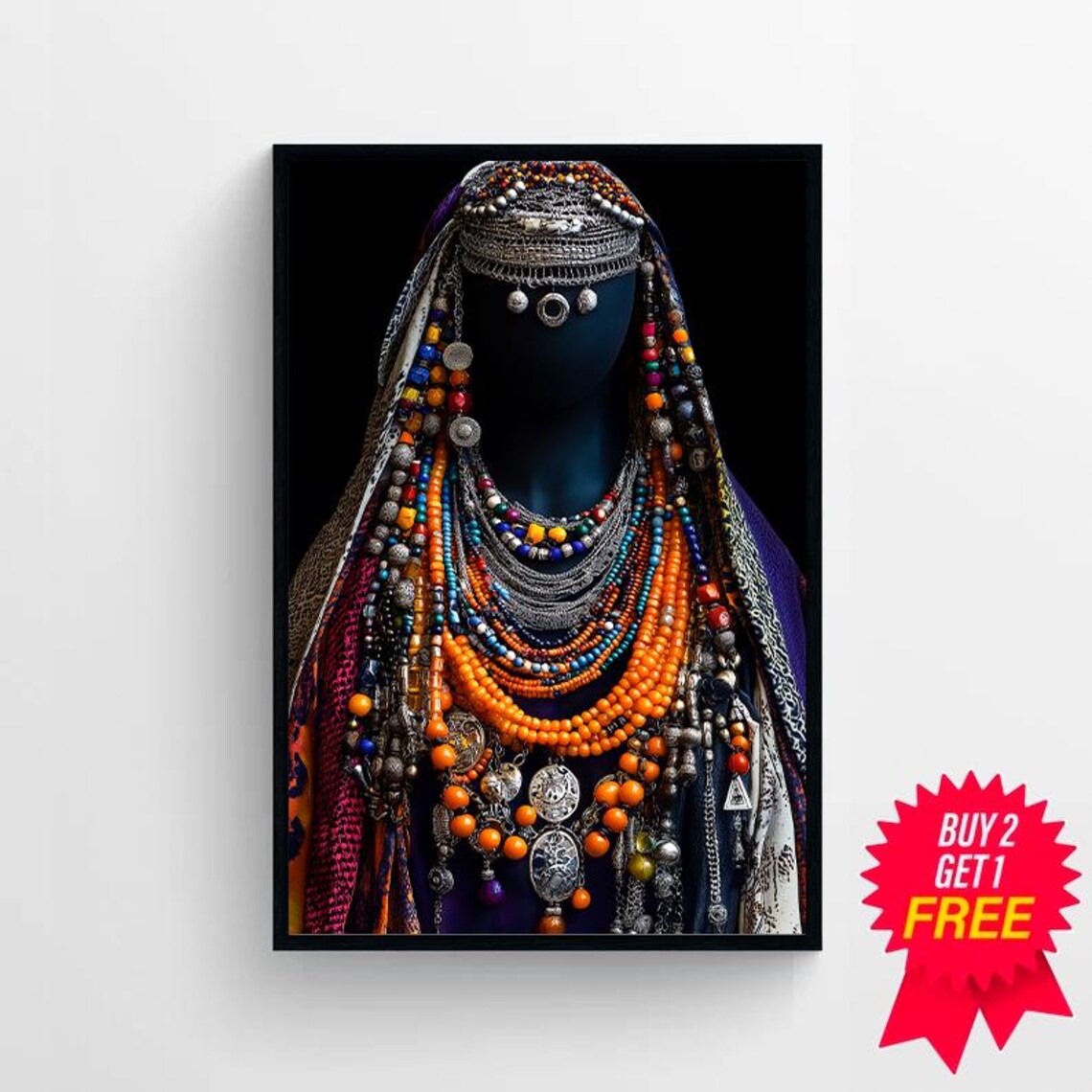 Moroccan Product Berber Decor Morocco Oriental Art African Wall Art Wall Art Prints - Image 4