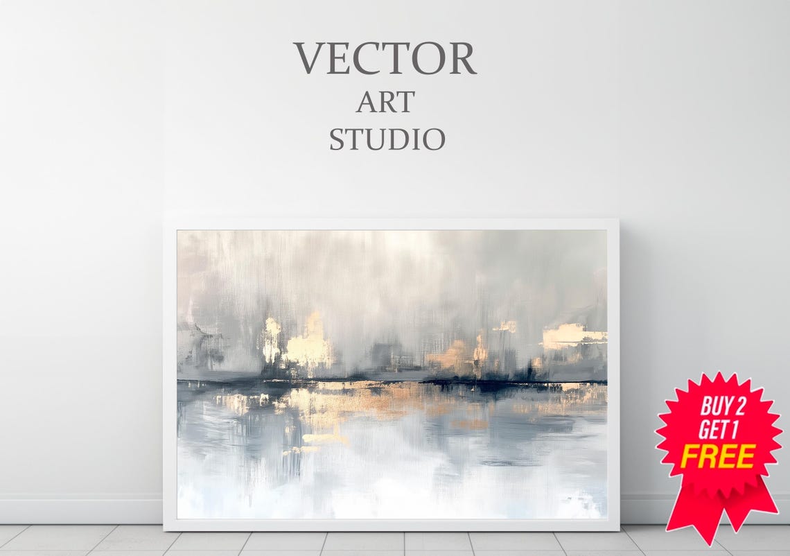 Large Abstract Painting Large Modern Wall Art Abstract Collage Abstract Art Neutral Wall Art - Image 3
