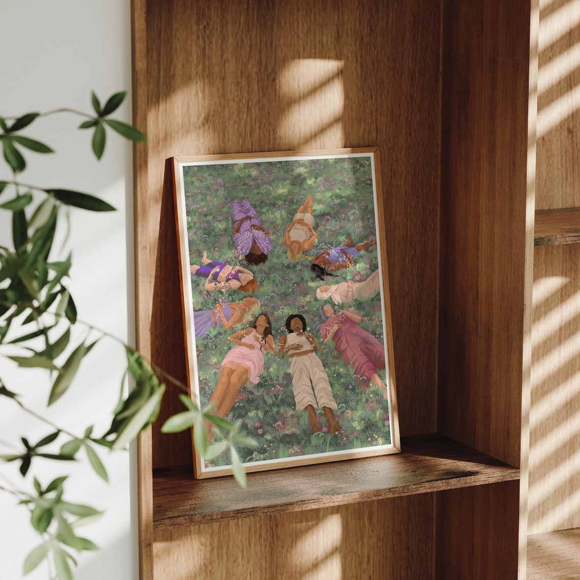 Universal Connection Boho Friendship Art Print - Image 3