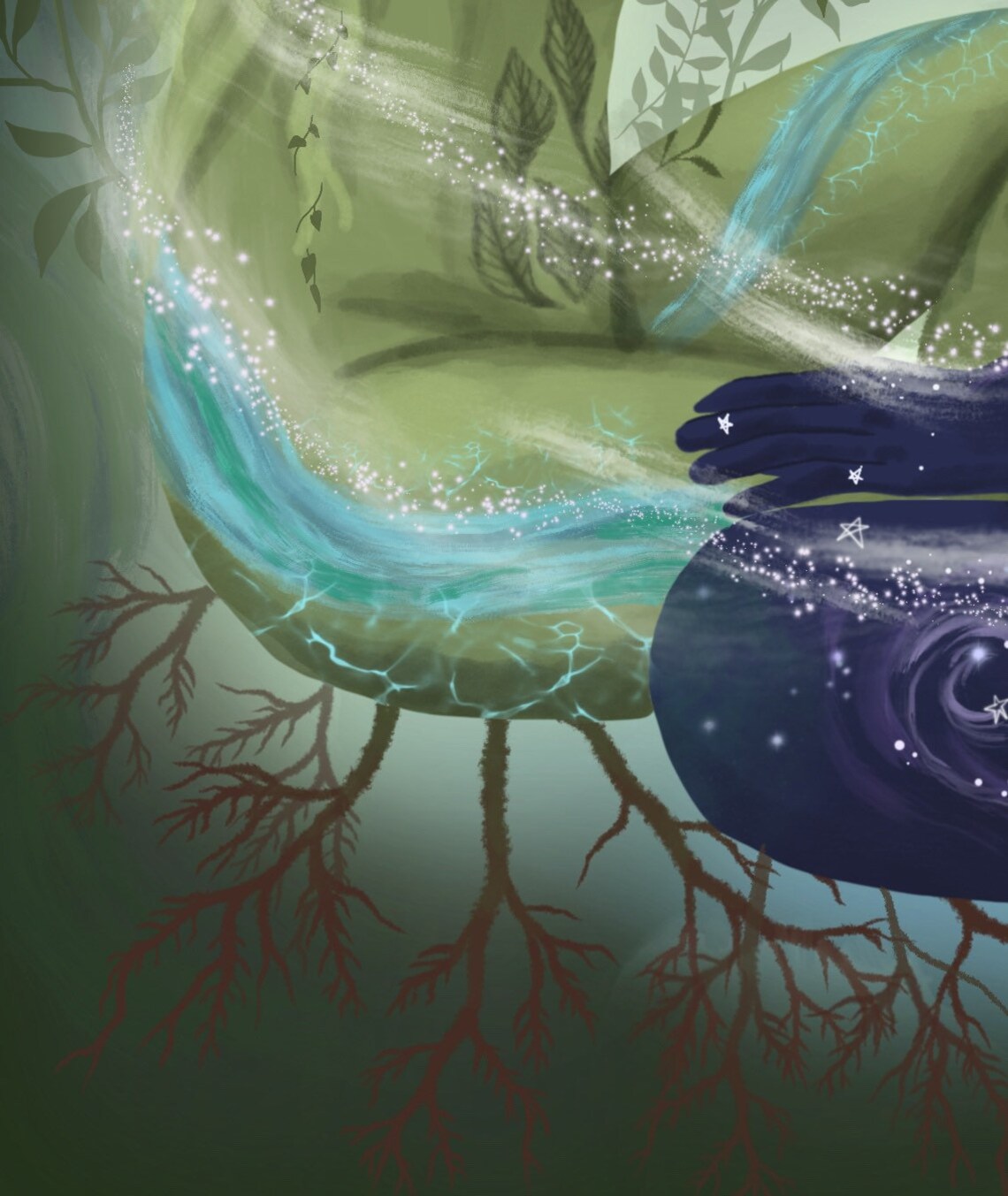 Balance Of Life Fine Art Print, Moon Lovers - Image 3