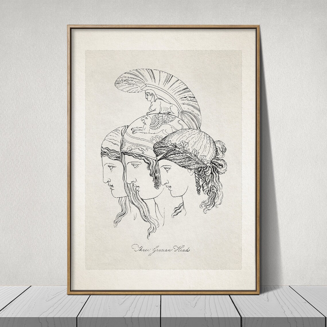 Ancient Greek Mythology Vintage Etching Art Print - Image 4