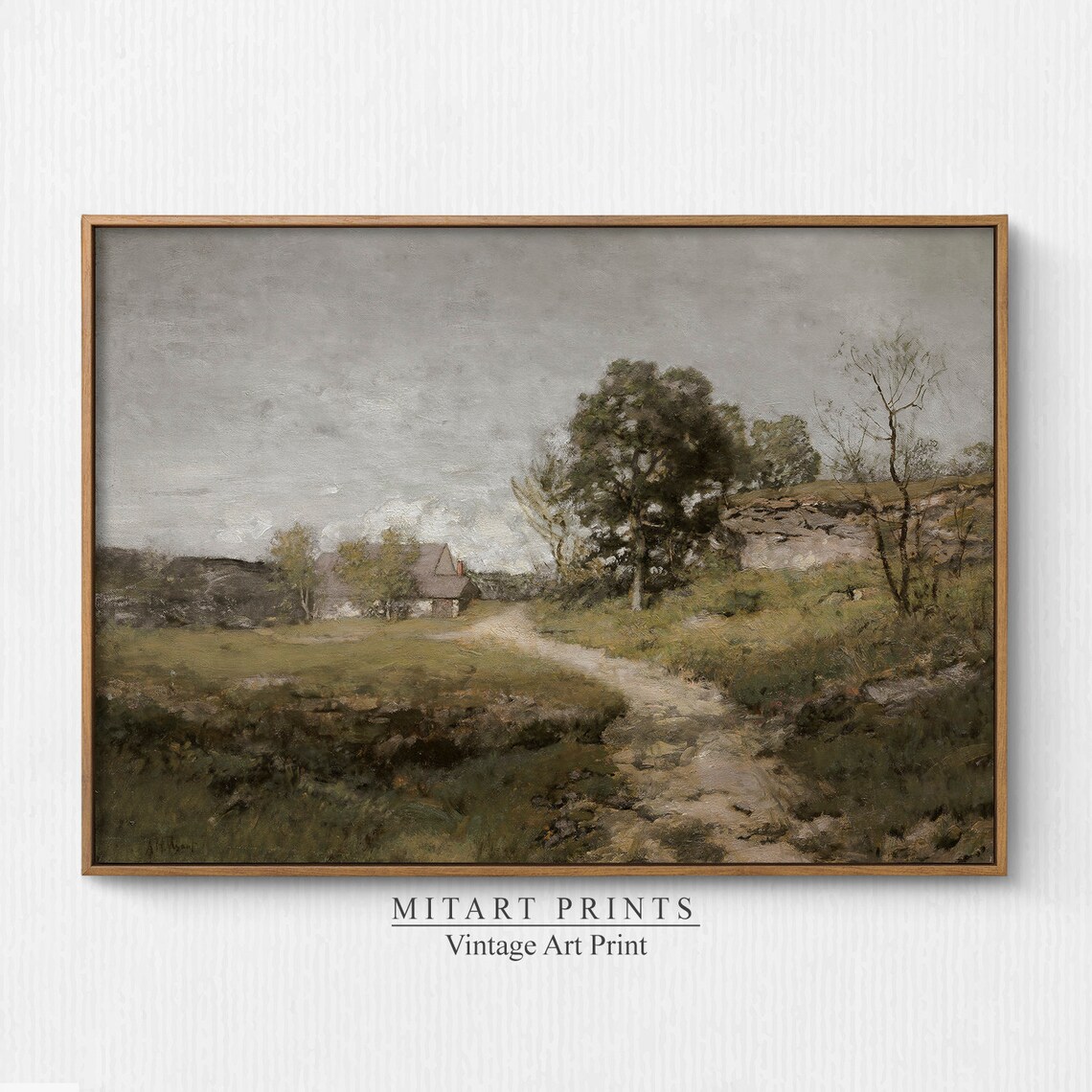 Country Vintage Farmhouse Rustic Country Wall Art Print