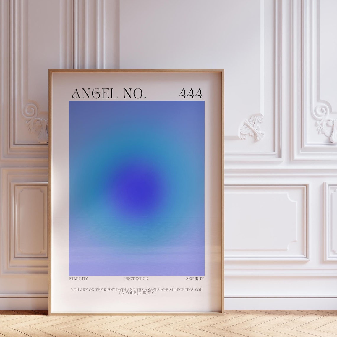 Angel Number 444 Poster Angel Numbers Print Astrology Gifts Aesthetic Room Decor Inspirational Art Teenage Girl Gifts Manifest Gift