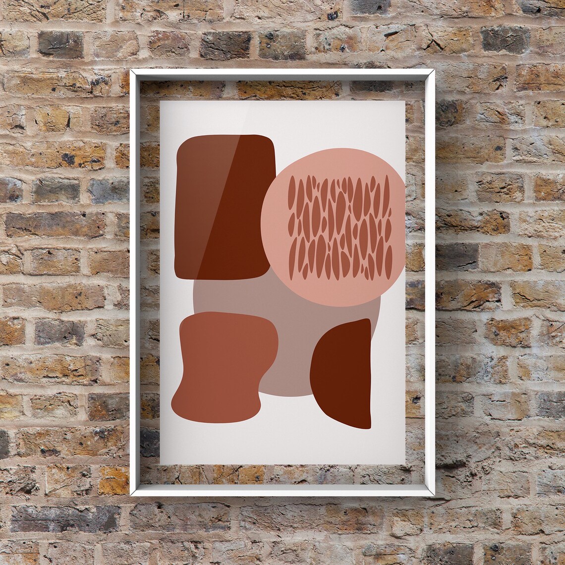 Abstract Geometric Wall Art, Minimalist Decor - Image 3