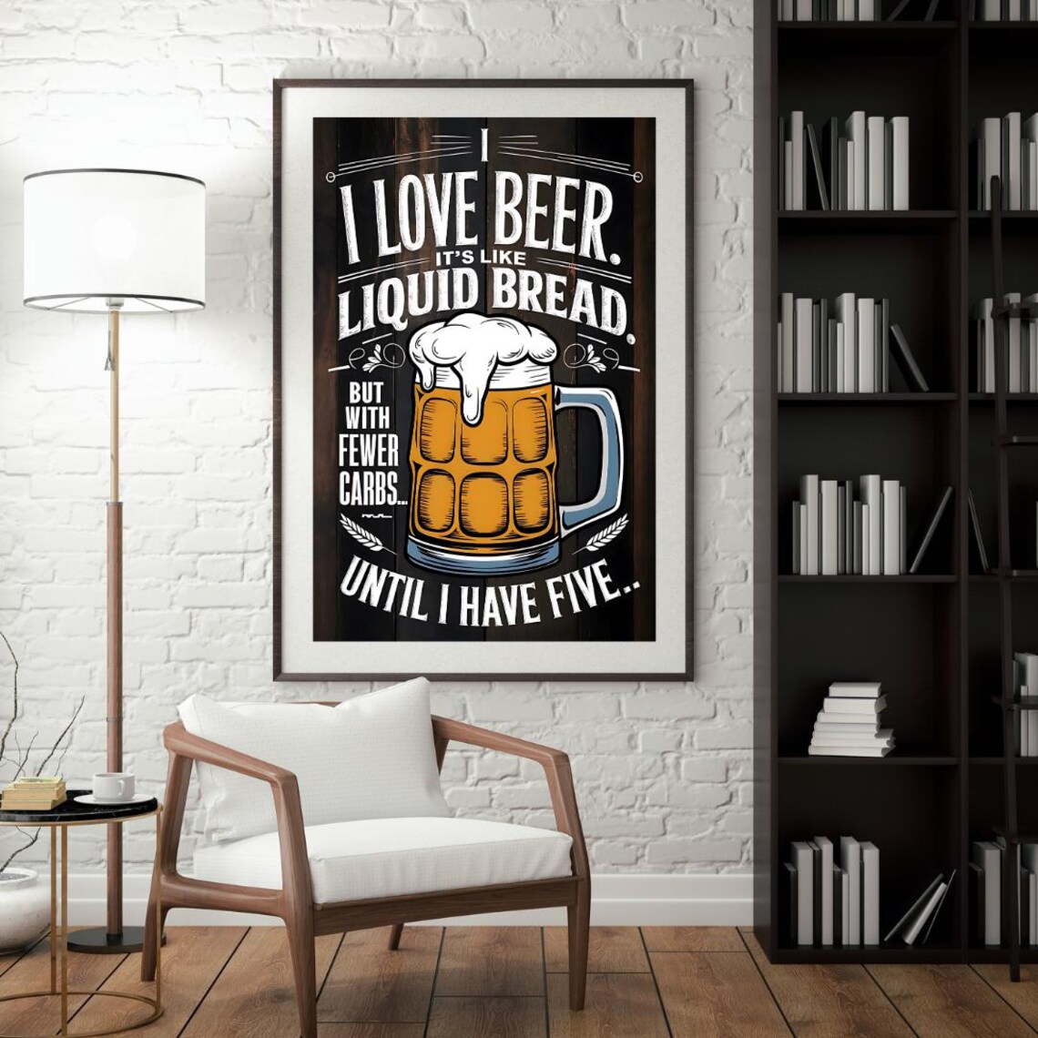 Beer Humour Beer Decor, Funny Beer Jokes - Image 4