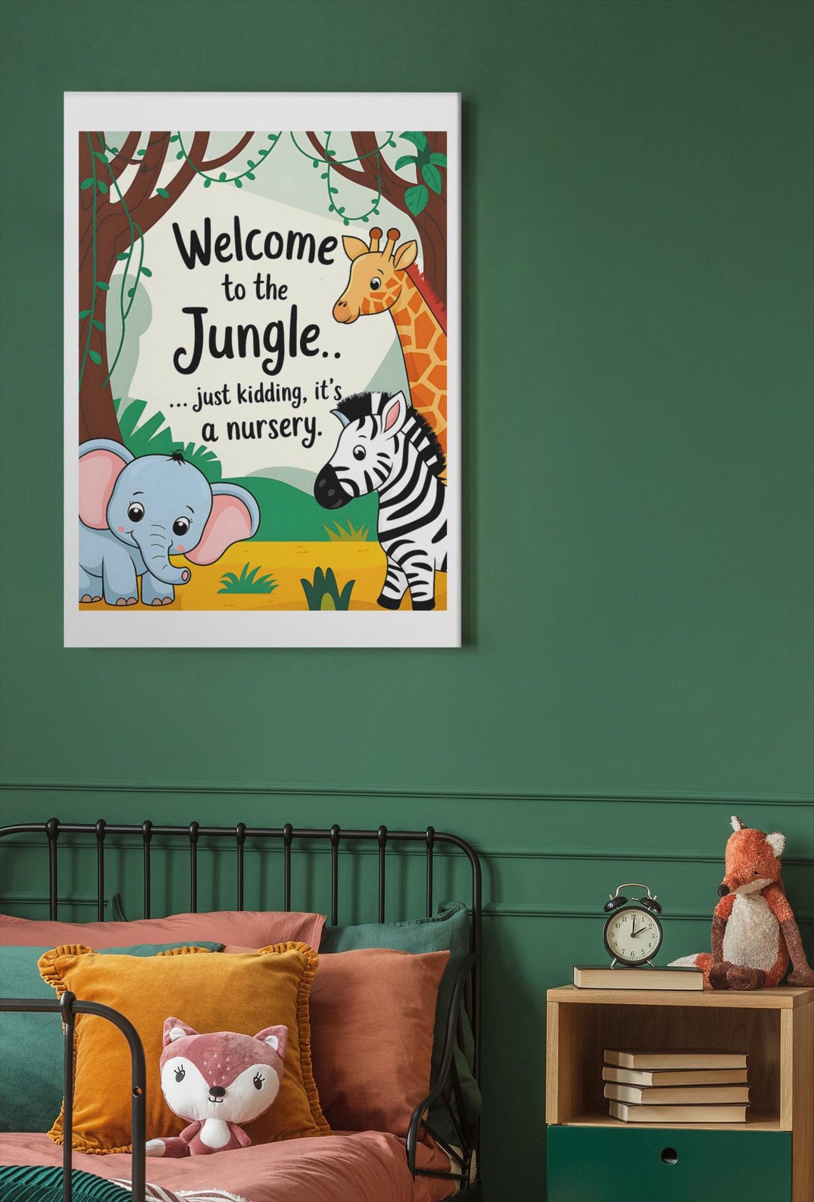 Baby Nursery Wall Art Baby Animals Cute Prints New Parent Gifts Funny Nursery Artwork Baby Shower Gifts Safari Nursery Art - Image 5