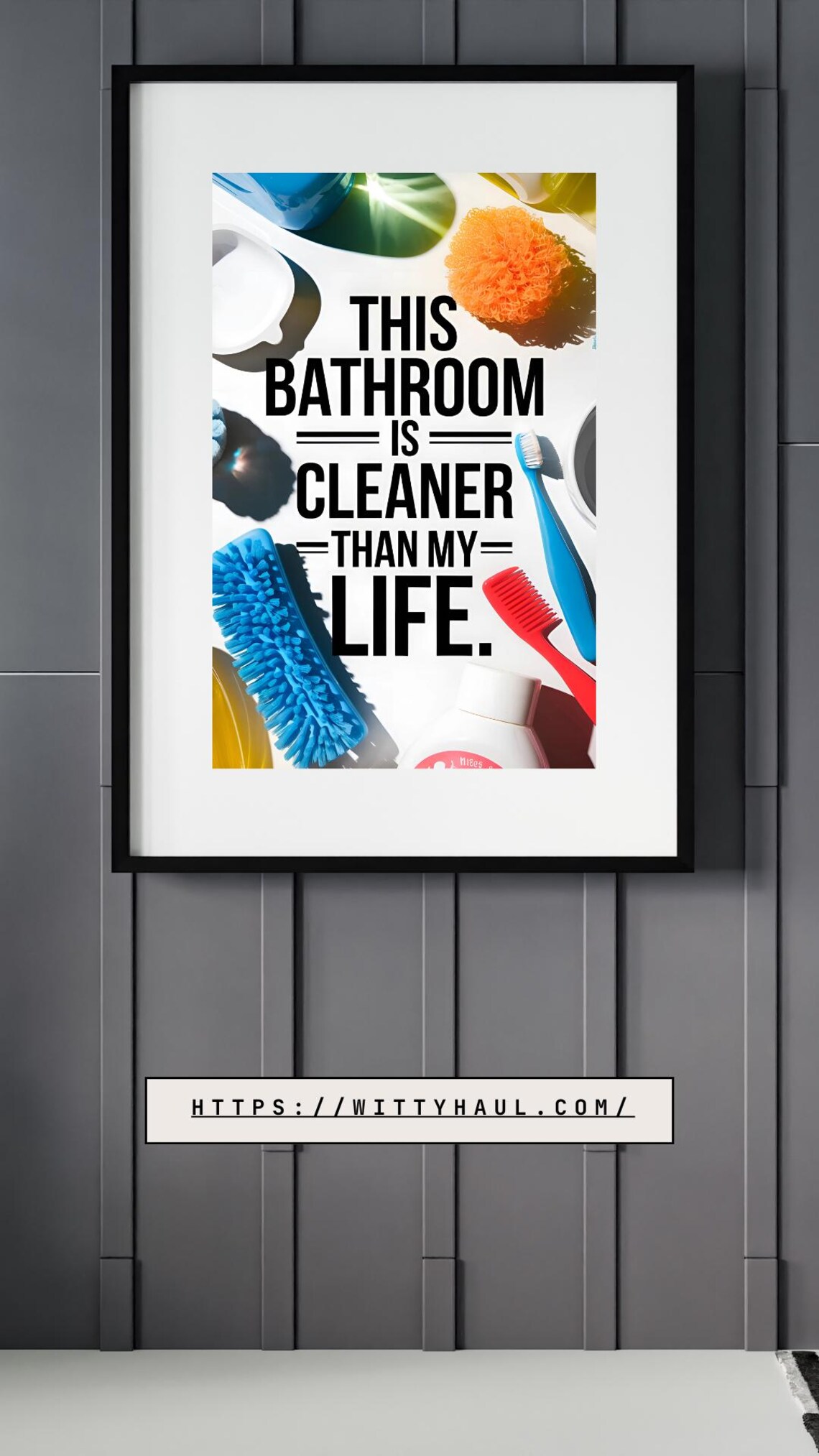 Funny Toilet Bathroom Wall Art, Bathroom Decor - Image 6