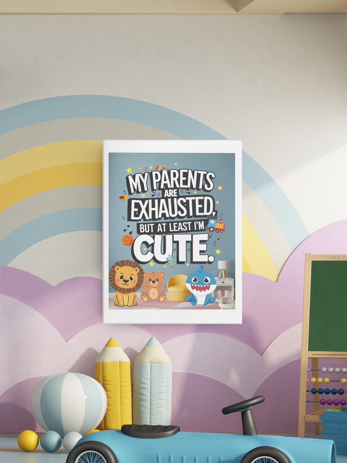 Baby Room Nursery Wall Art, Funny Gift For New Parents - Image 4