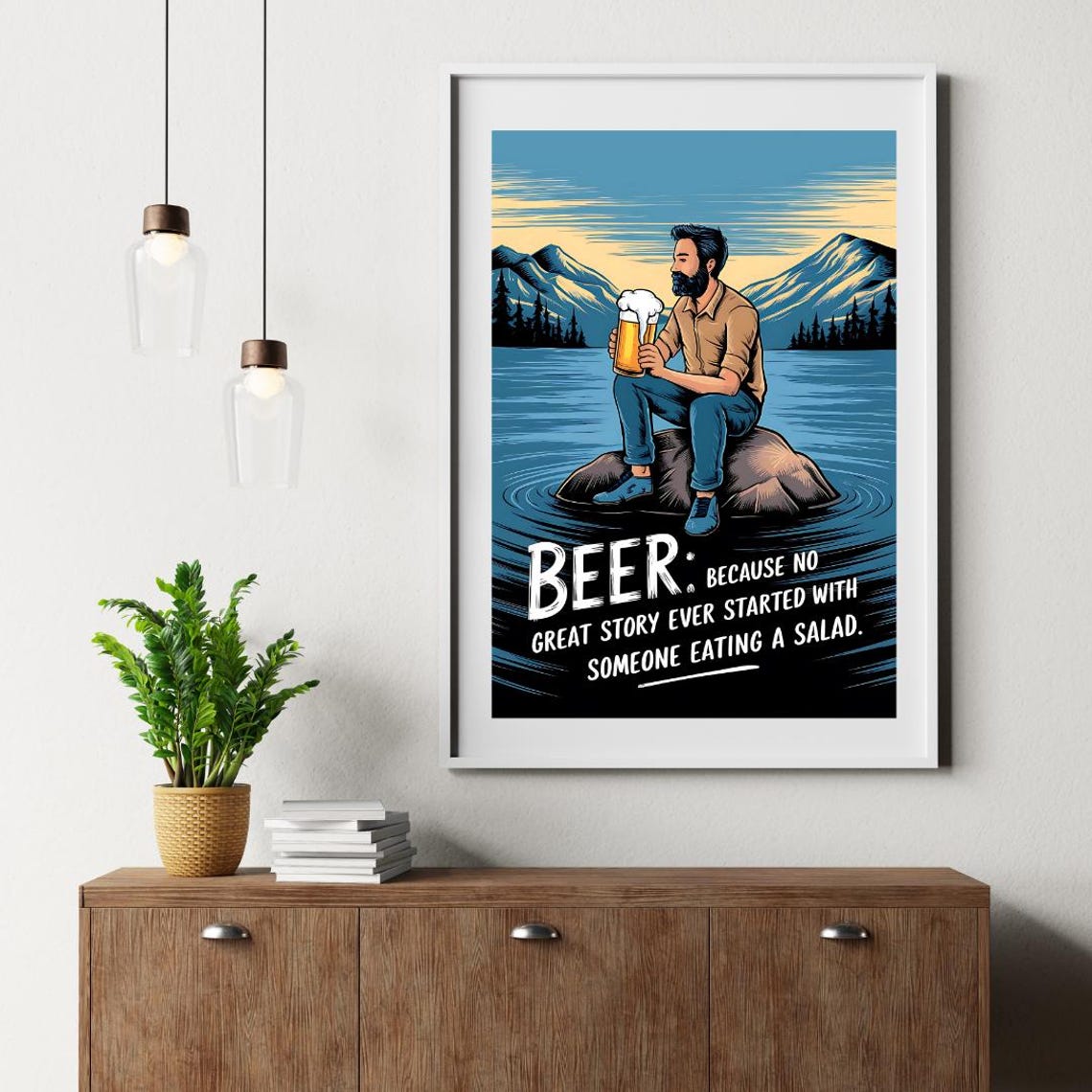 Beer Decor, Beer Humor Poster Print - Image 6