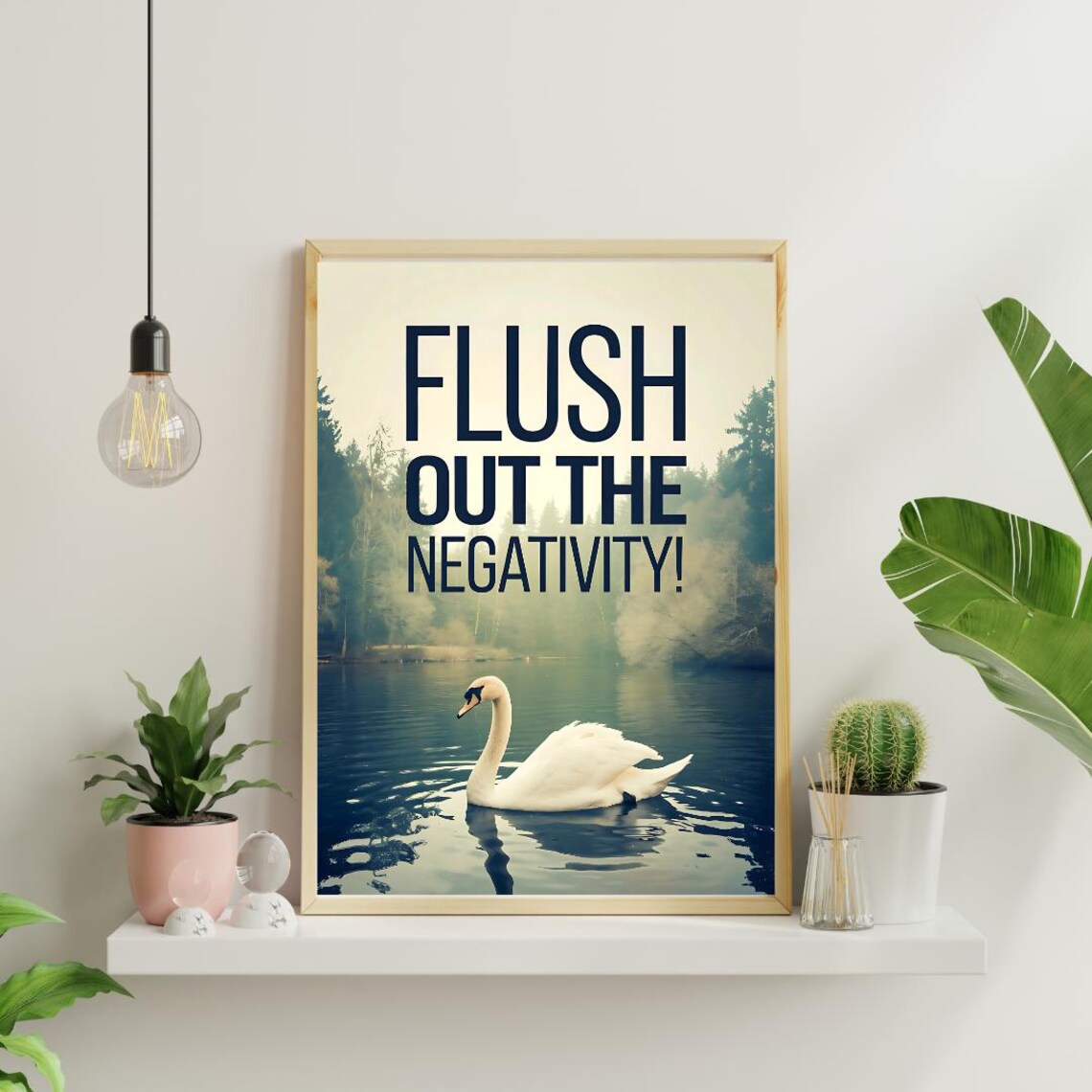 Funny Bathroom Quote, Toilet Humor Poster Print - Image 2