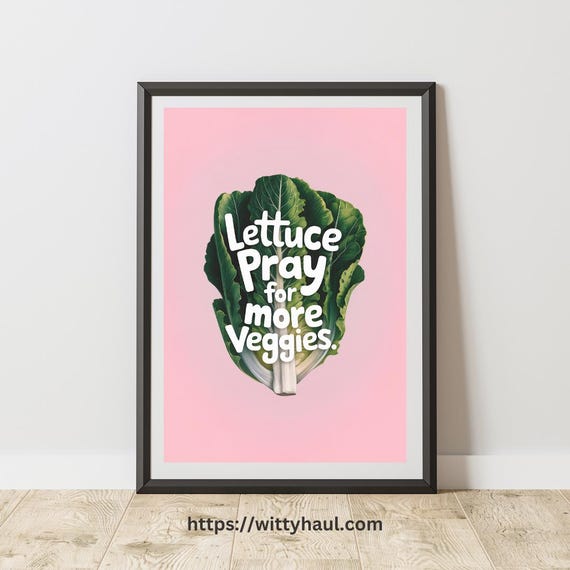 Kitchen Art Prints Dining Room Art Prints Vegan Wall Art Decor Vegan Prints Vegetarian Gift Ideas Funny Vegan Art Vegan Gift