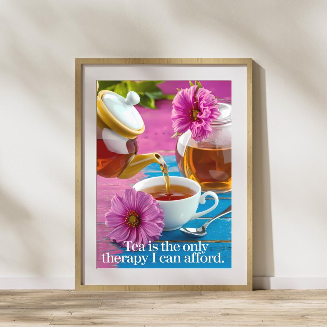 Tea Wall Art, Modern Tea Decor Poster - Image 4