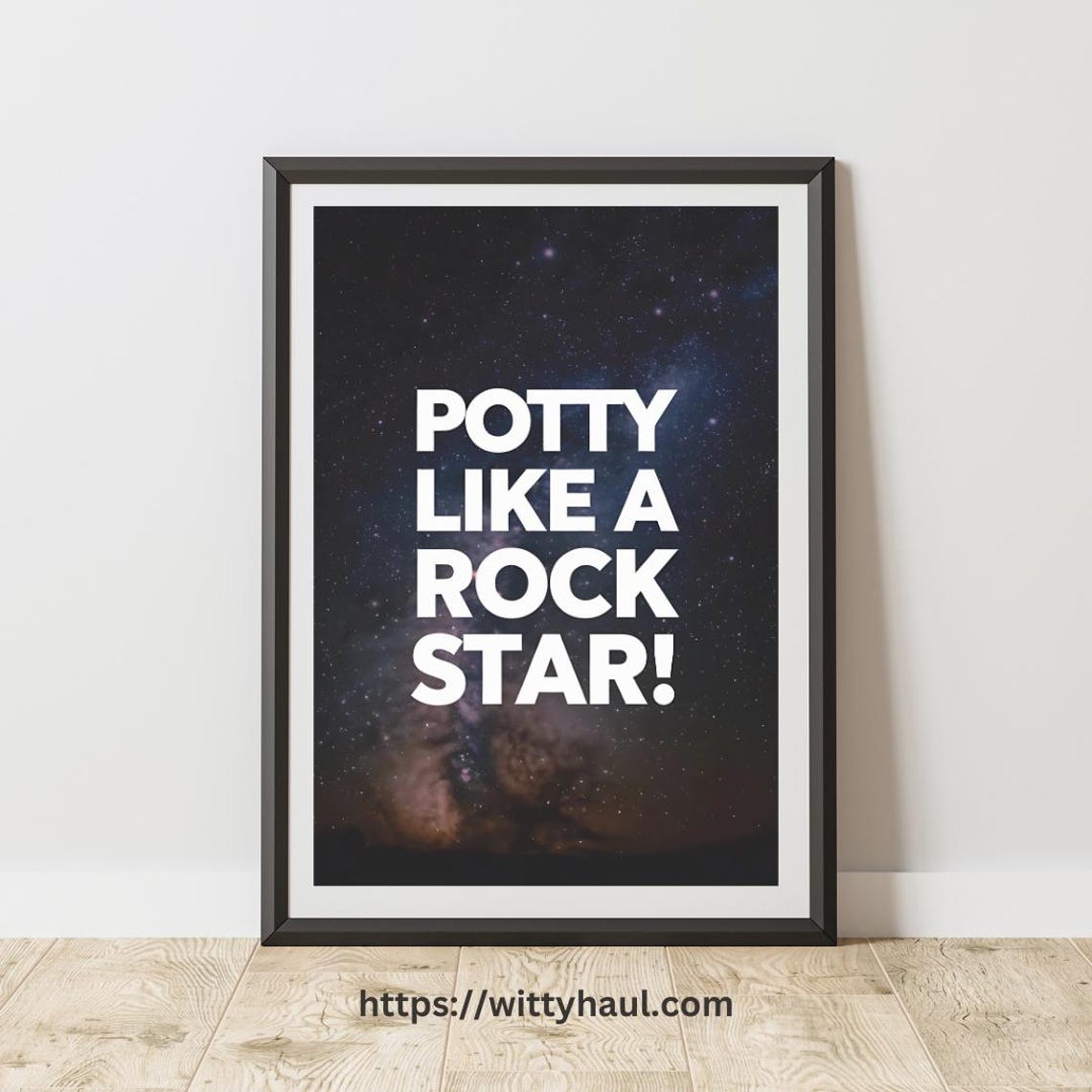 Funny Toilet Bathroom Wall Art Print